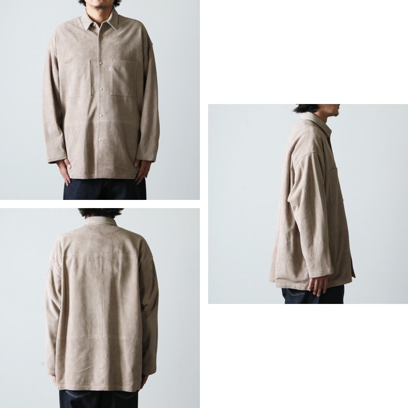 Graphpaper (グラフペーパー) Goat Suede Box Shirt Jacket / ゴートスエードボックスシャツジャケット