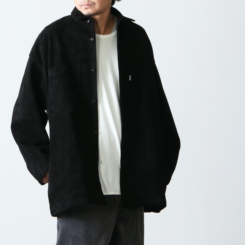 Graphpaper (グラフペーパー) Goat Suede Box Shirt Jacket / ゴートスエードボックスシャツジャケット