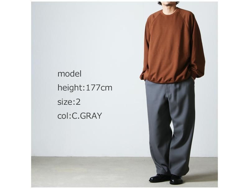 Graphpaper (グラフペーパー) Stretch Kersey Track Pants 