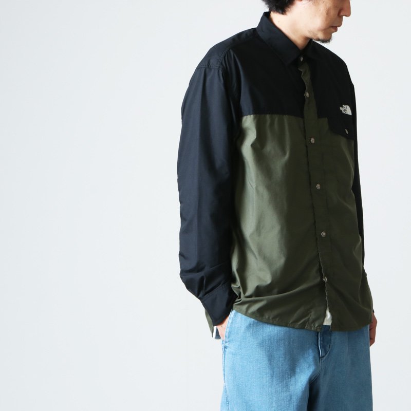 THE NORTH FACE (ザノースフェイス) L/S Nuptse Shirt / ロング