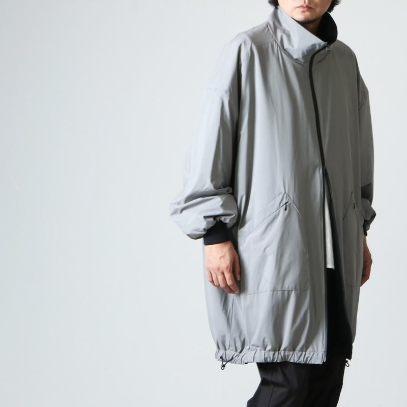 08sircus (ゼロエイトサーカス) Stretch taffeta over size Truck coat