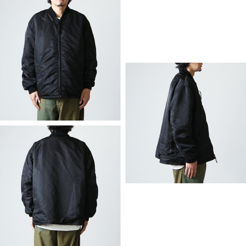 ENGINEERED GARMENTS (エンジニアードガーメンツ) Aviator Jacket -Flight Satin Nylon /  アビエイタージャケット