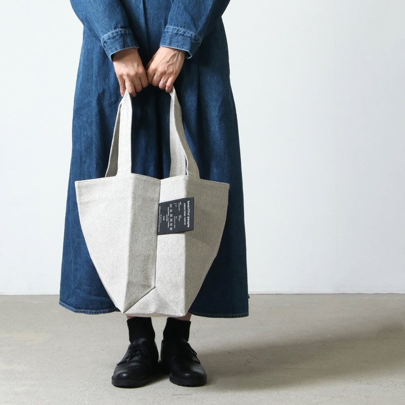 beautiful people (ビューティフルピープル) double pressed tote bag