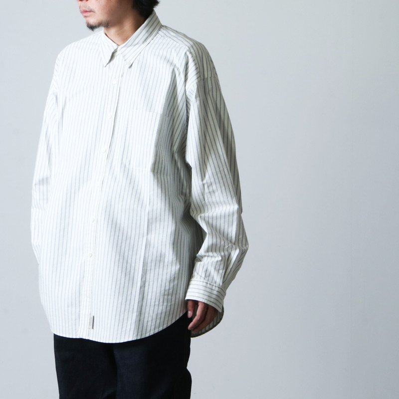 SEDAN ALL-PURPOSE (セダンオールパーパス) Oxford Stripe Big BD Shirt /  オックスフォードストライプビッグボタンダウンシャツ