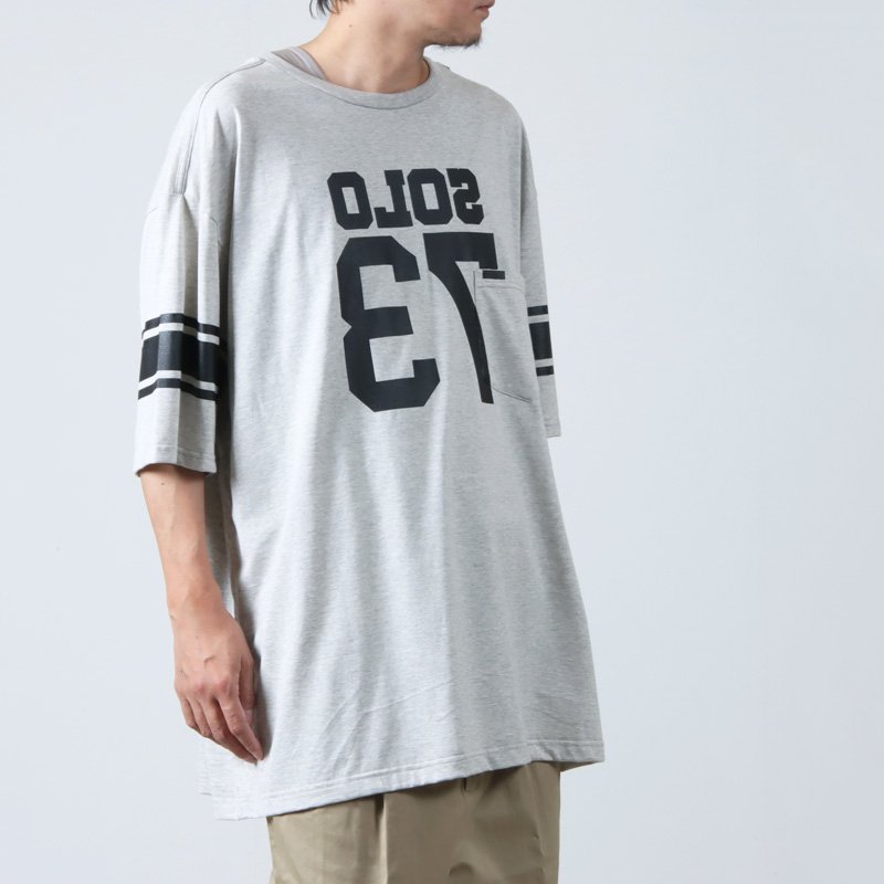 TAKAHIROMIYASHITATheSoloist. (タカヒロミヤシタザソロイスト) SOLO73 oversized s/s pocket  tee / オーバーサイズド S/S ポケットT