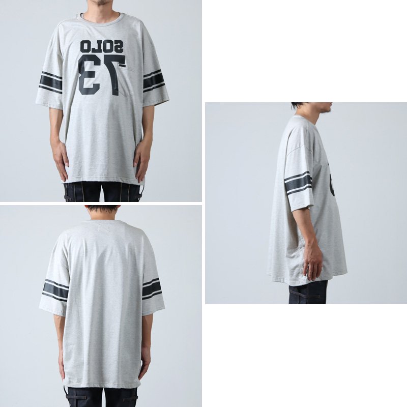 TAKAHIROMIYASHITATheSoloist. (タカヒロミヤシタザソロイスト) SOLO73 oversized s/s pocket  tee / オーバーサイズド S/S ポケットT