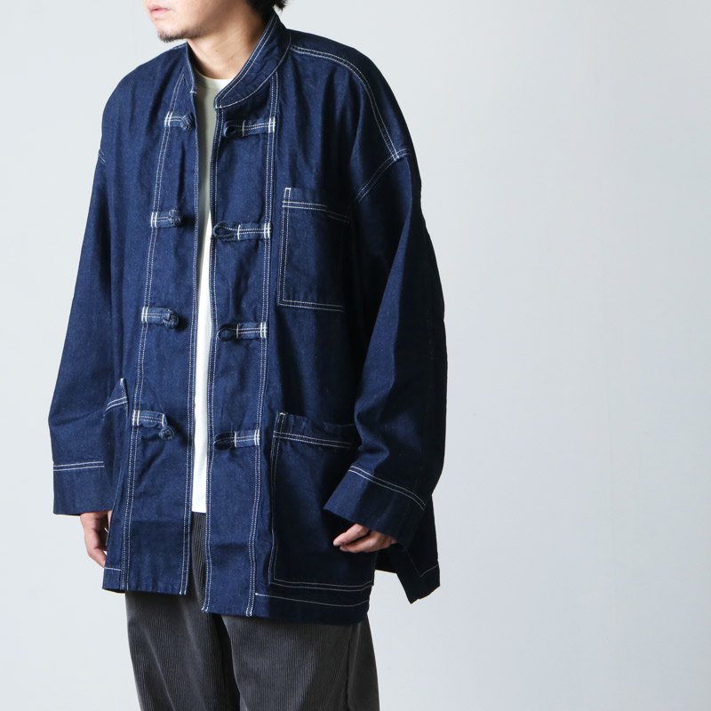 Fresh Service (フレッシュサービス) DENIM KUNG-FU COVERALL OW