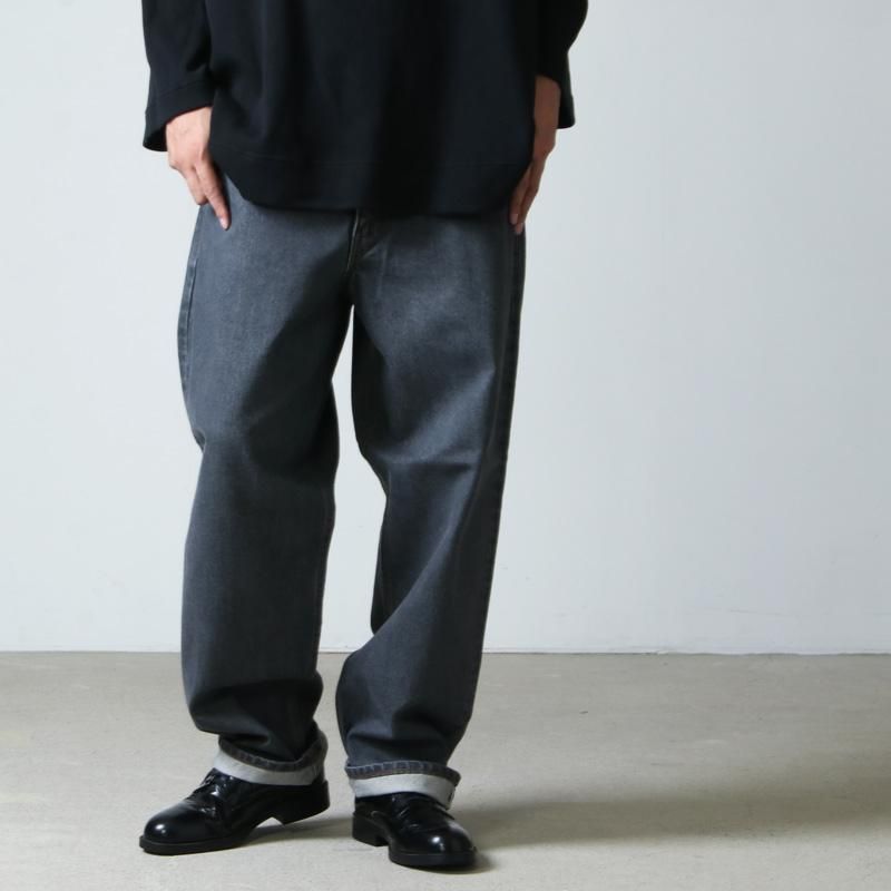 CIOTA (シオタ) グレー スビンコットン 13,5oz ワイドテーパード