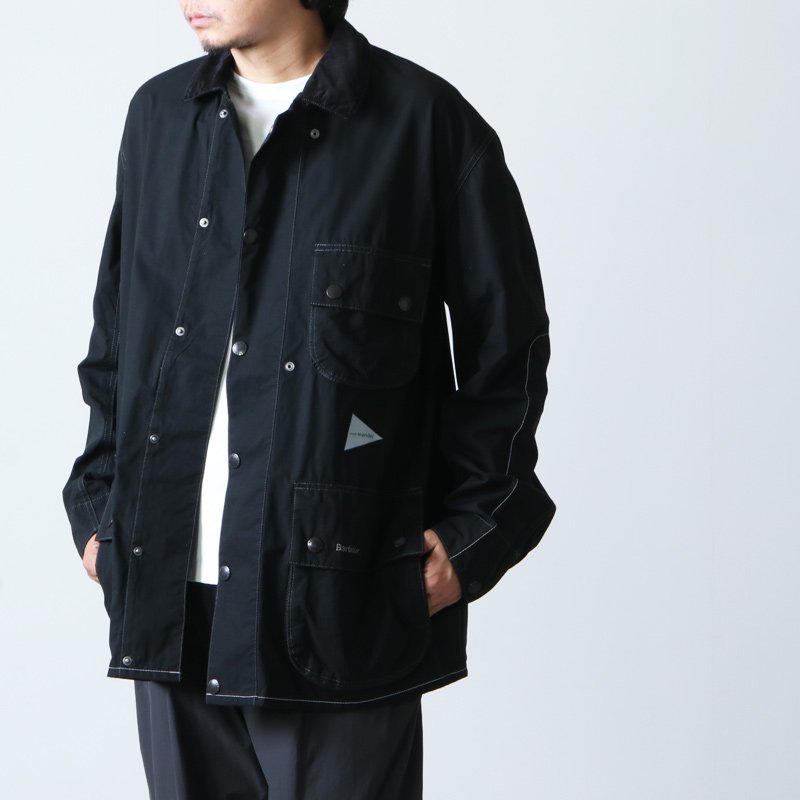 and wander (アンドワンダー) Barbour CORDURA shirt / バブアーコーデュラシャツ