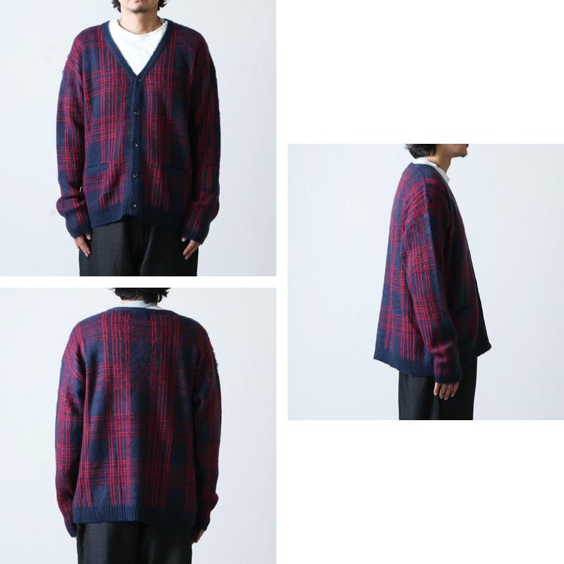 CAL O LINE (キャルオーライン) JACQUARD MOHAIR CARDIGAN CAL O LINE (キャルオーライン) JACQUARD MOHAIR CARDIGAN