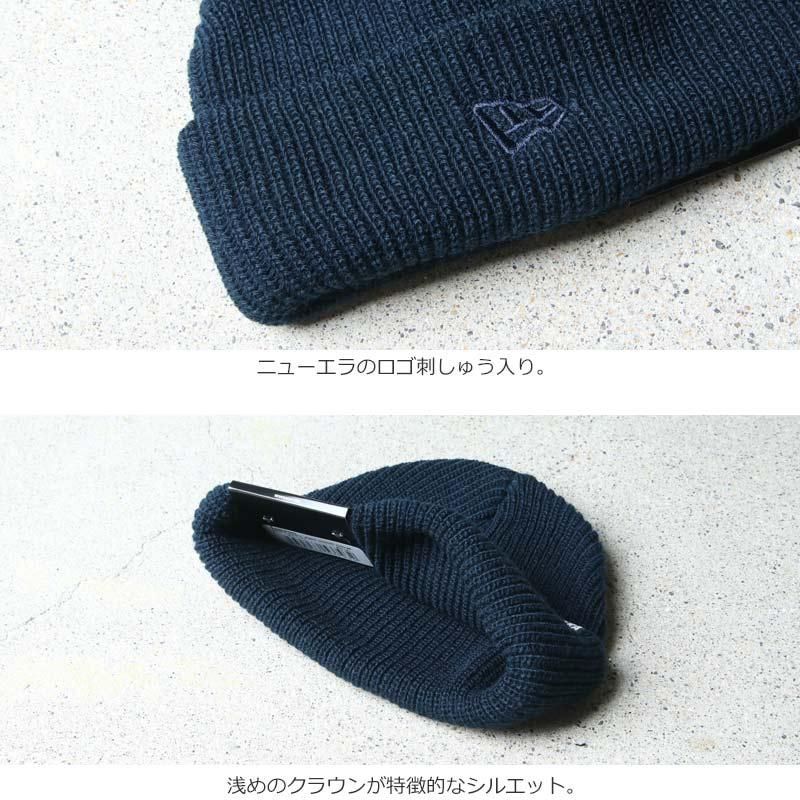 NEW ERA (ニューエラ) SOFT CUFF KNIT SHORT PISNAME NVY / ソフト