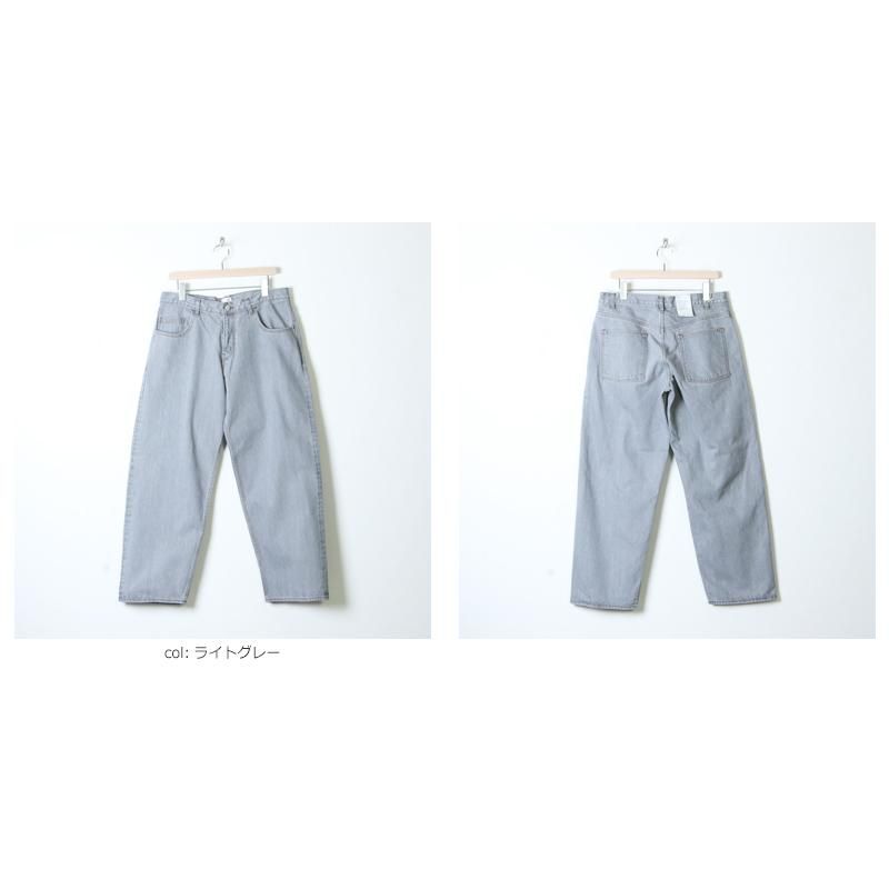 CIOTA (シオタ) グレー スビンコットン 13,5oz バギーデニム CIOTA (シオタ) グレー スビンコットン 13,5oz バギーデニム