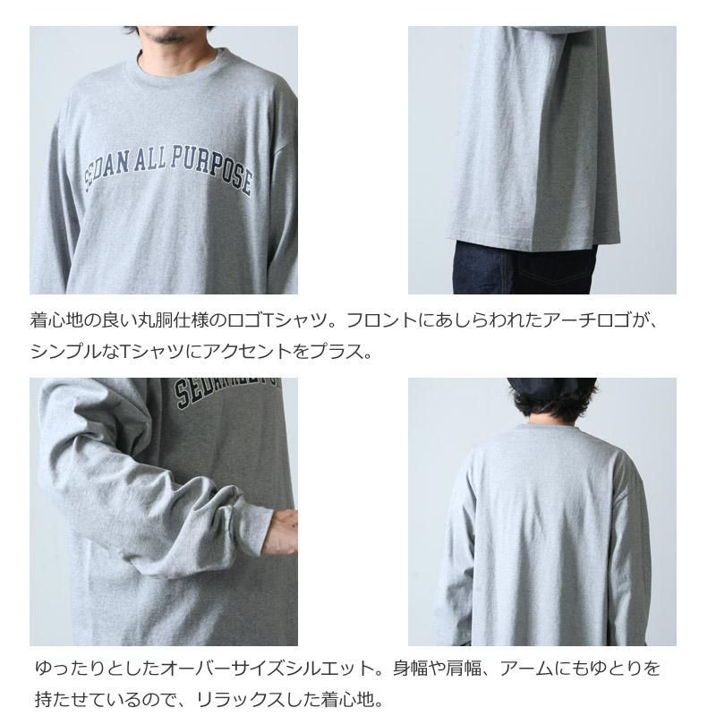 SEDAN ALL-PURPOSE (セダンオールパーパス) Arch Logo L/S Tee / アーチロゴロングスリーブTEE