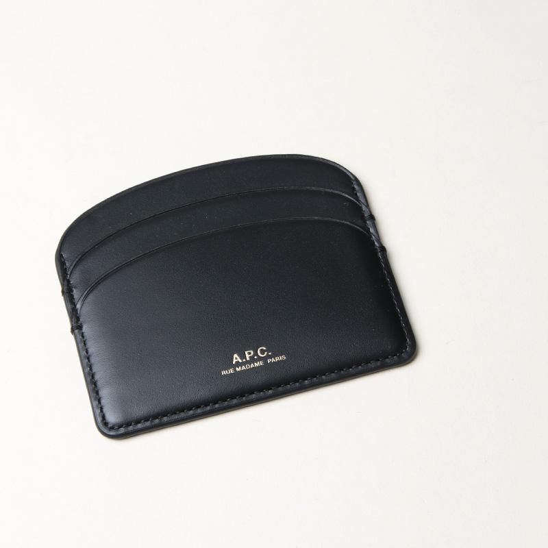 A.P.C. (アーペーセー) PORTE-CARTES DEMI-LUNE Noir / カードケース