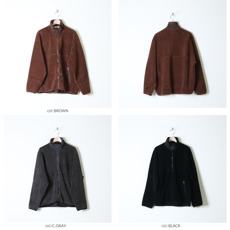 Graphpaper (グラフペーパー) Wool Boa Zip-Up Blouson / ウールボアジップアップブルゾン