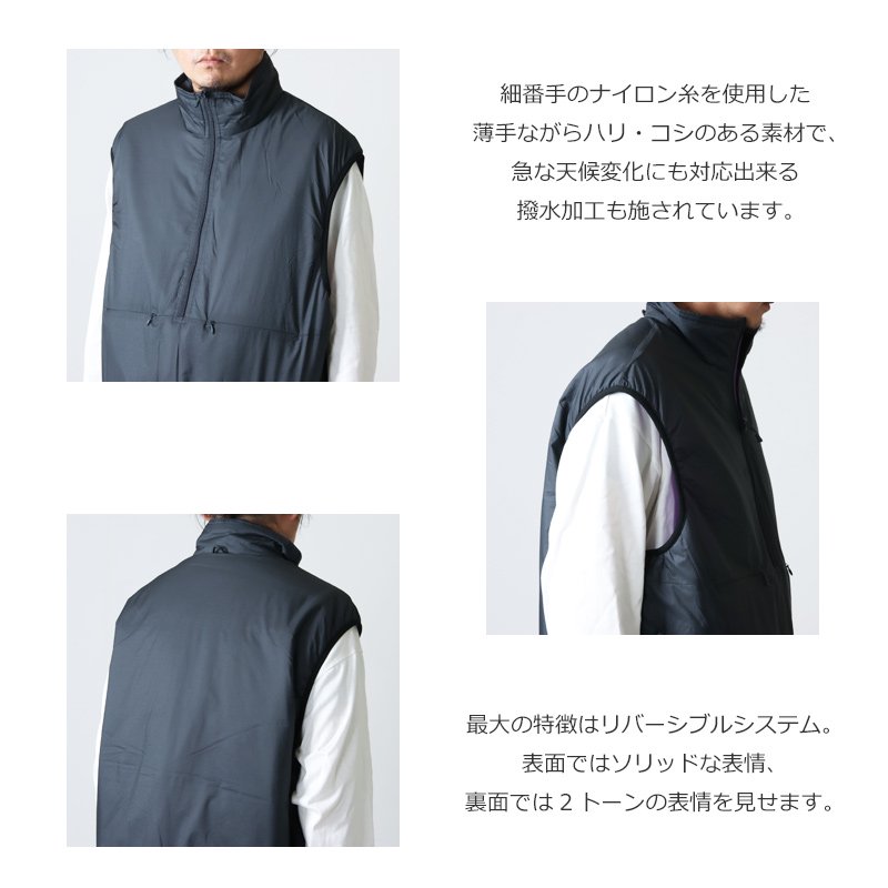 DAIWA PIER39 (ダイワピア39) TECH REVERSIBLE PULLOVER PUFF