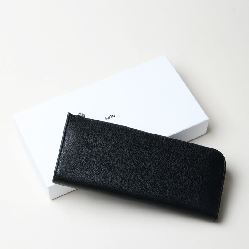 Aeta (アエタ) PG WALLET typeB LONG / ペブルグレインロングウォレット