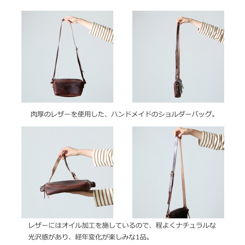 FERNAND LEATHER (フェルナンドレザー) Small Zip Shoulder Bag / スモールジップショルダーバッグ