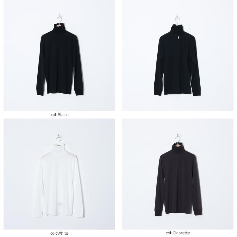 ALWEL (オルウェル) LONG SLEEVE ROLL NECK T / ロングスリーブ