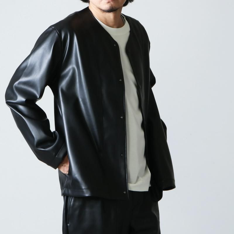 CURLY (カーリー) REGENCY NC JACKET Synthetic leather 