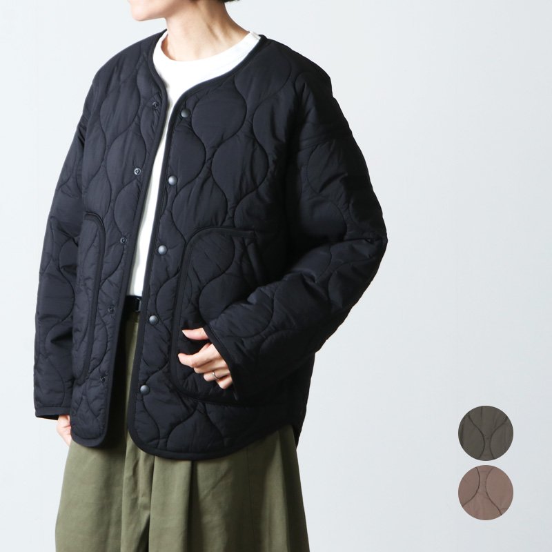 WILD THINGS (ワイルドシングス) W'S NO COLLAR QUILTED JACKET / ノー