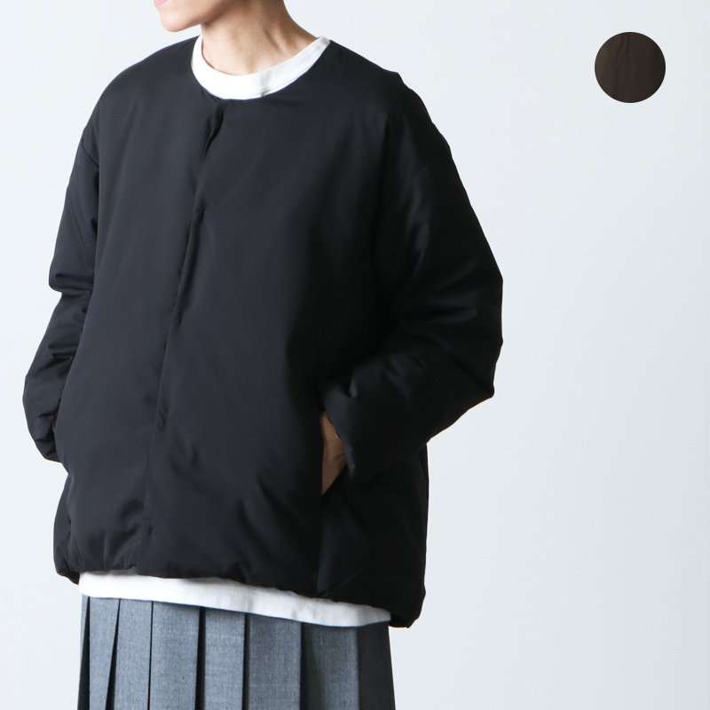 LOFT LABO (ロフトラボ) ZENN / NO COLLAR DOWN CARDIGAN / ノーカラーダウンカーディガン