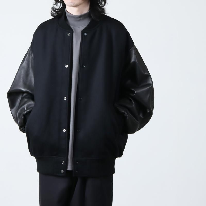 Graphpaper (グラフペーパー) Light Melton Stadium Jacket / ライト ...