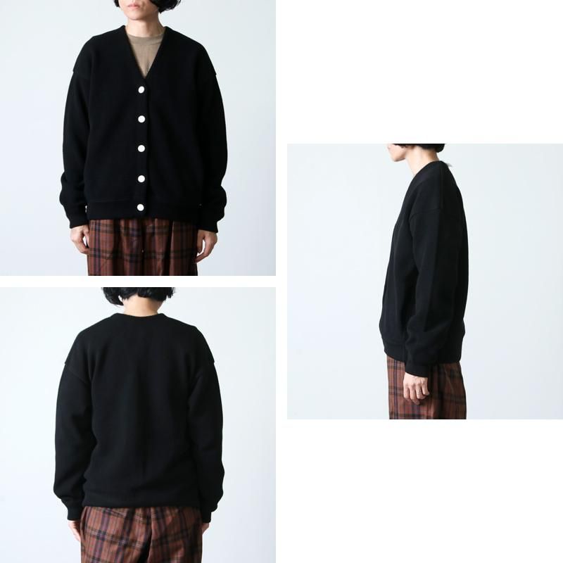 crepuscule (クレプスキュール) Moss stitch V/N cardigan for