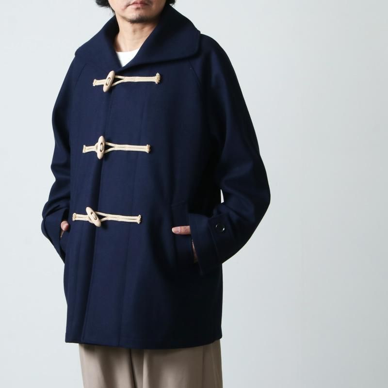 80s 90s GLENOVER グレンオーバー ダッフルコート 裏地チェック