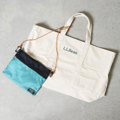 L.L.Bean (エルエルビーン) Grocery Tote with Pouch / グローサリー・トート・ウィズ・ポーチ