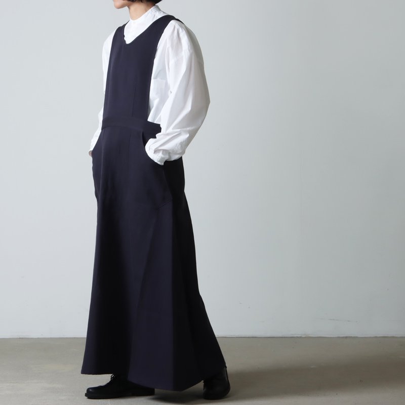 LENO APRON DRESS エプロンドレス ワンピース-