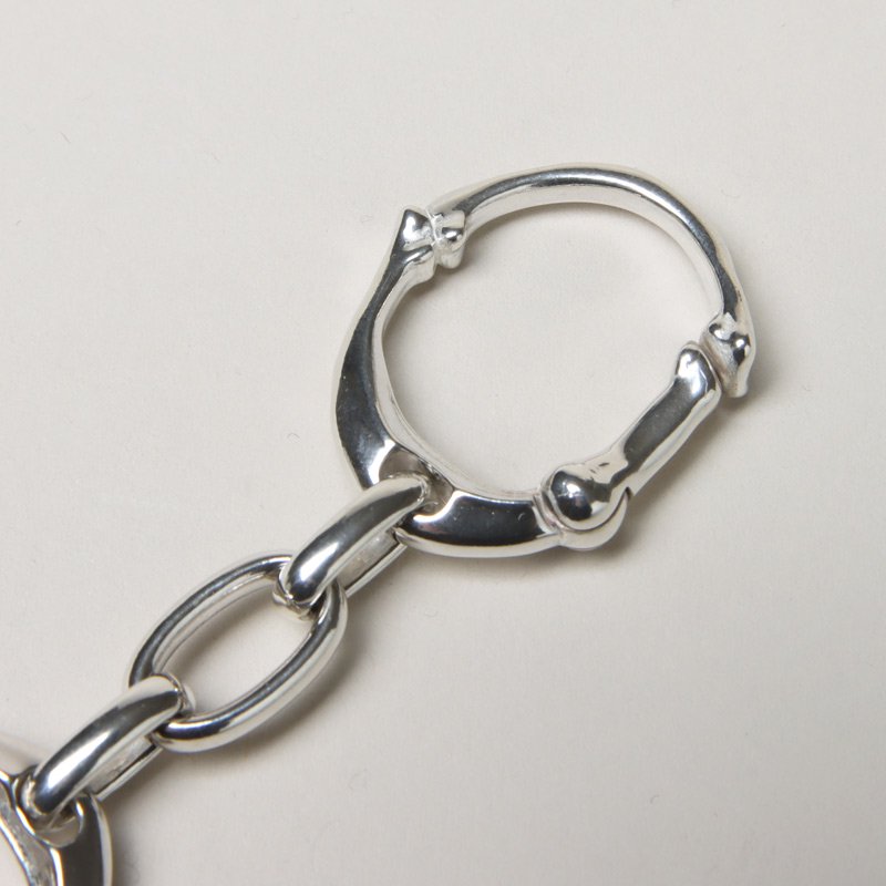 TAKAHIROMIYASHITATheSoloist. (タカヒロミヤシタザソロイスト) bone shaped carabiner  bracelet.-S- / ボーンシェイプカラビナブレスレット