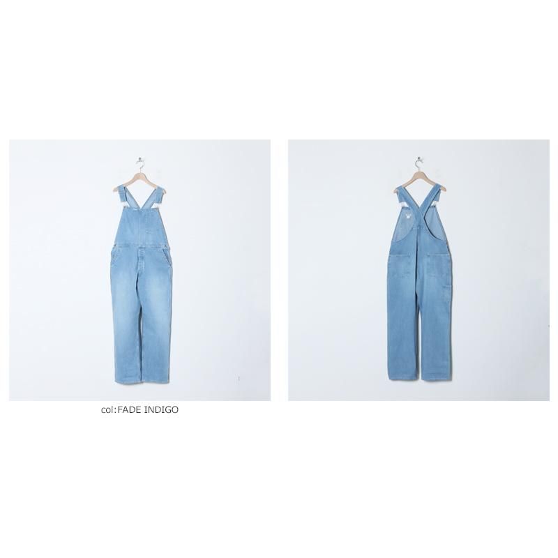 LENO (リノ) OVERALLS FADE INDIGO / オーバーオールフェード