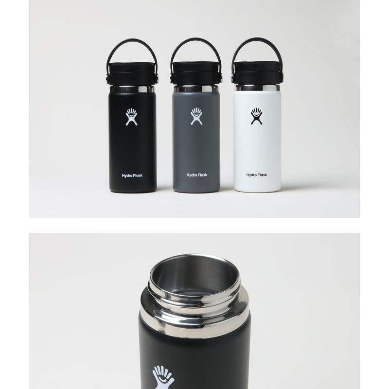 わさび　新品ハイドロフラスク16oz wide flex cap Amazon | Hydro Flask (ハイドロフラスク) ボトル 広口