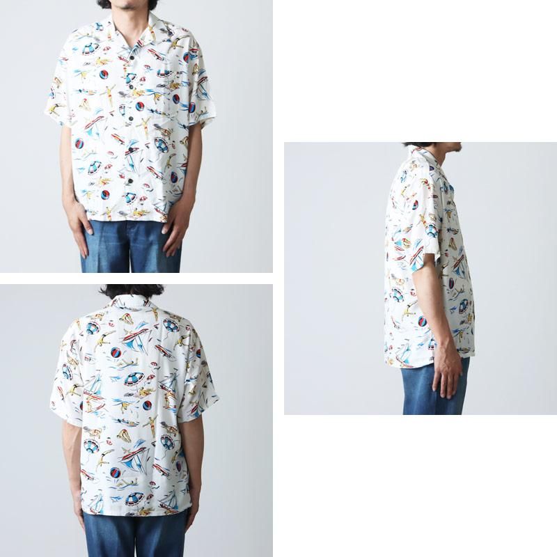 N.HOOLYWOOD (エヌハリウッド) 2221-SH56-023 OPEN COLLAR SHIRT