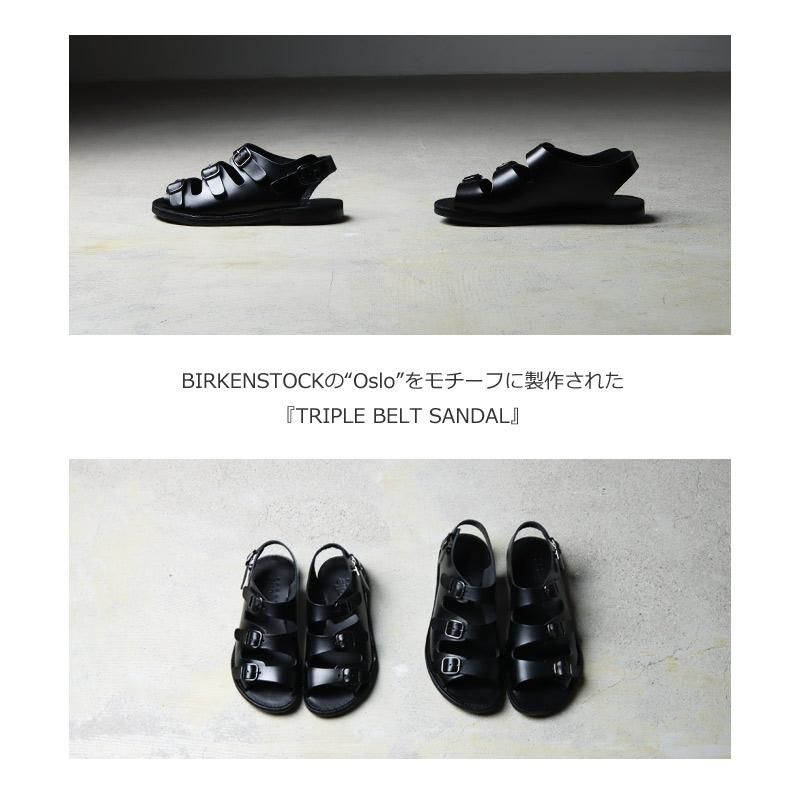 molle shoes (モールシューズ) TRIPLE BELT SANDAL / トリプル