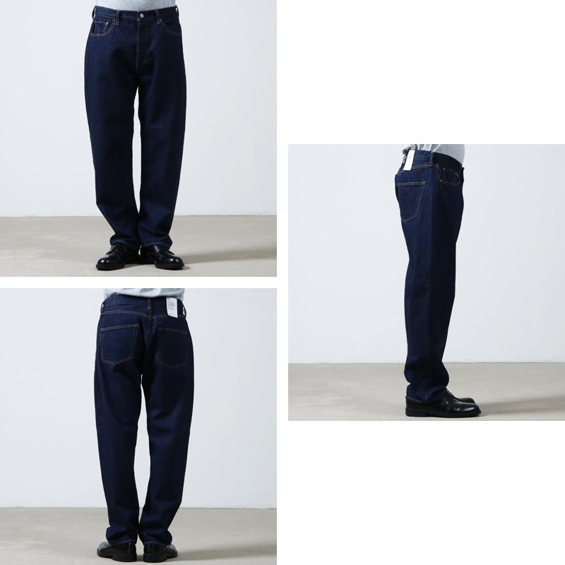 CIOTA (シオタ) 本藍 スビンコットン 13.5oz ストレートデニム / ネイビー ONE WASH