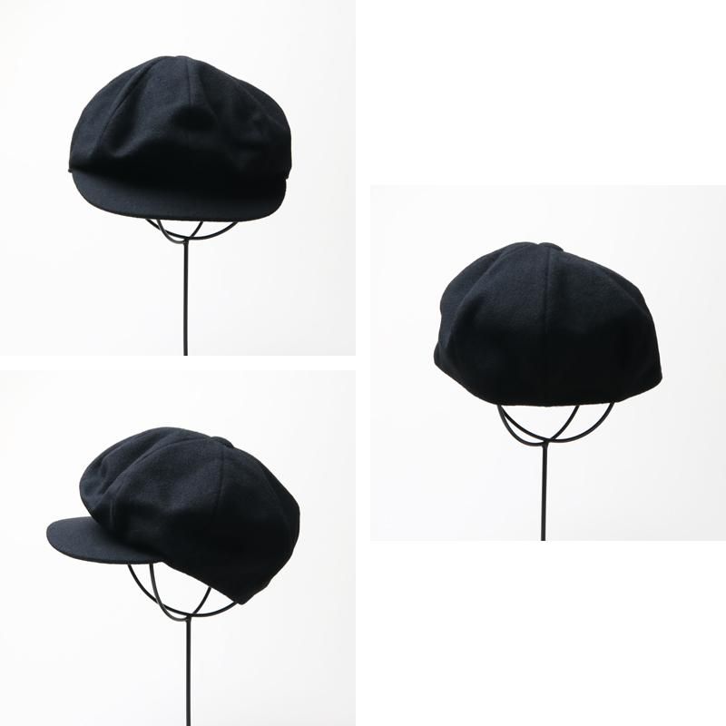 KIJIMA TAKAYUKI (キジマタカユキ) WOOL MELTON CASQUETTE / ウール