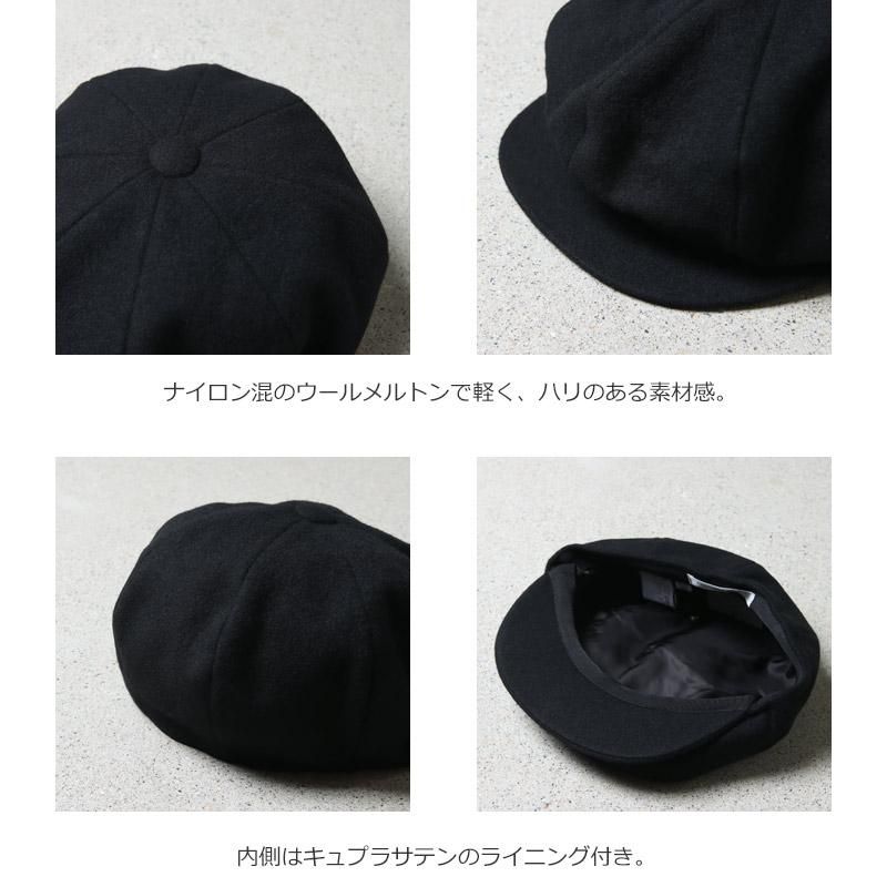 KIJIMA TAKAYUKI (キジマタカユキ) WOOL MELTON CASQUETTE / ウール