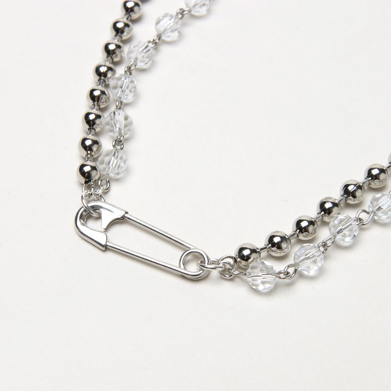 TAKAHIROMIYASHITATheSoloist. (タカヒロミヤシタザソロイスト) single glass beads with ball  chain neck lace