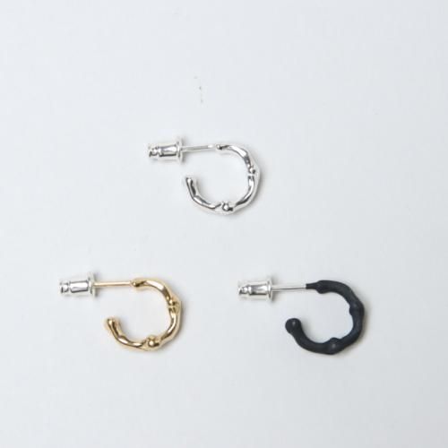 TAKAHIROMIYASHITATheSoloist. (ҥߥ䥷) bone shaped earrings.-S- 9mm / ܡ󥷥㡼ץɥ  9mm