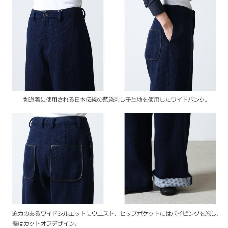 Slight Vogue ワイドパンツ 剣道パンツ カジュアルパンツ 変形