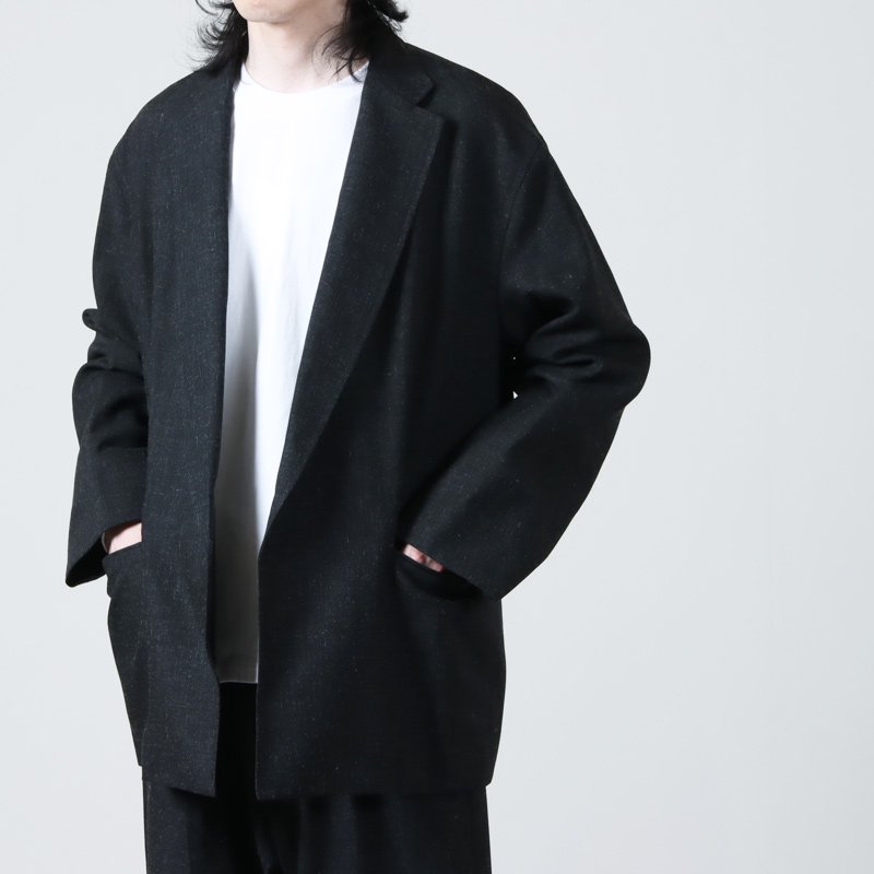 blurhms (ブラームス) Wool Rayon Silk Cardigan Jacket / ウール 