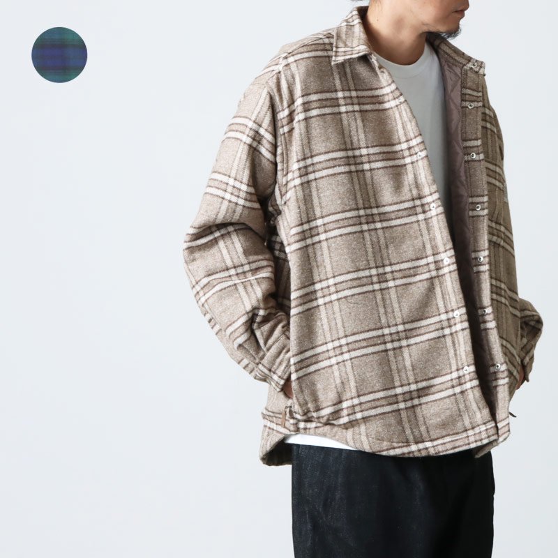 SEDAN ALL-PURPOSE (セダンオールパーパス) Quilted Lined Plaid Shirt