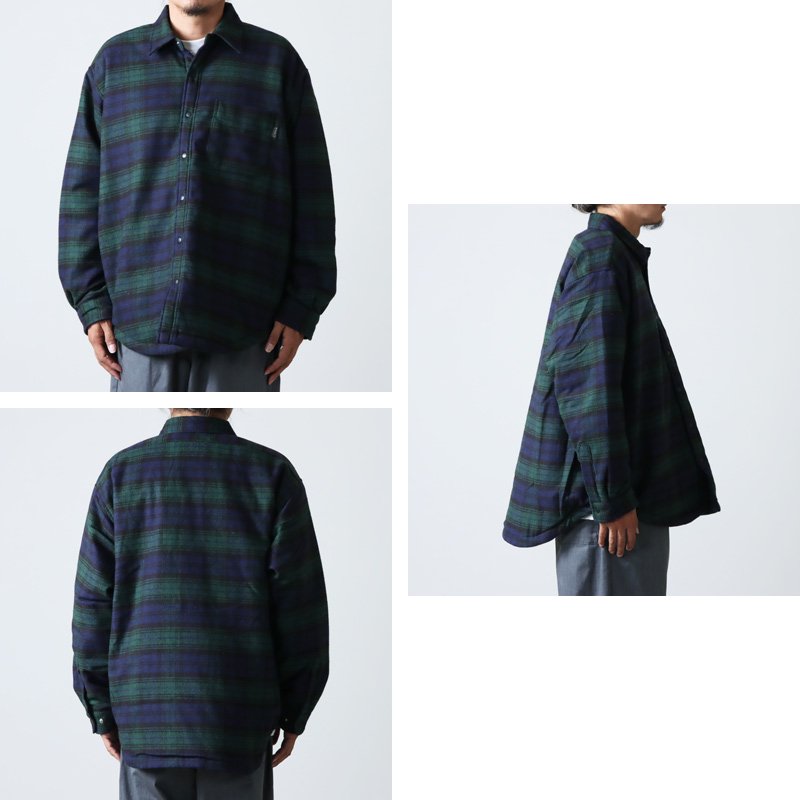 SEDAN ALL-PURPOSE (セダンオールパーパス) Quilted Lined Plaid Shirt