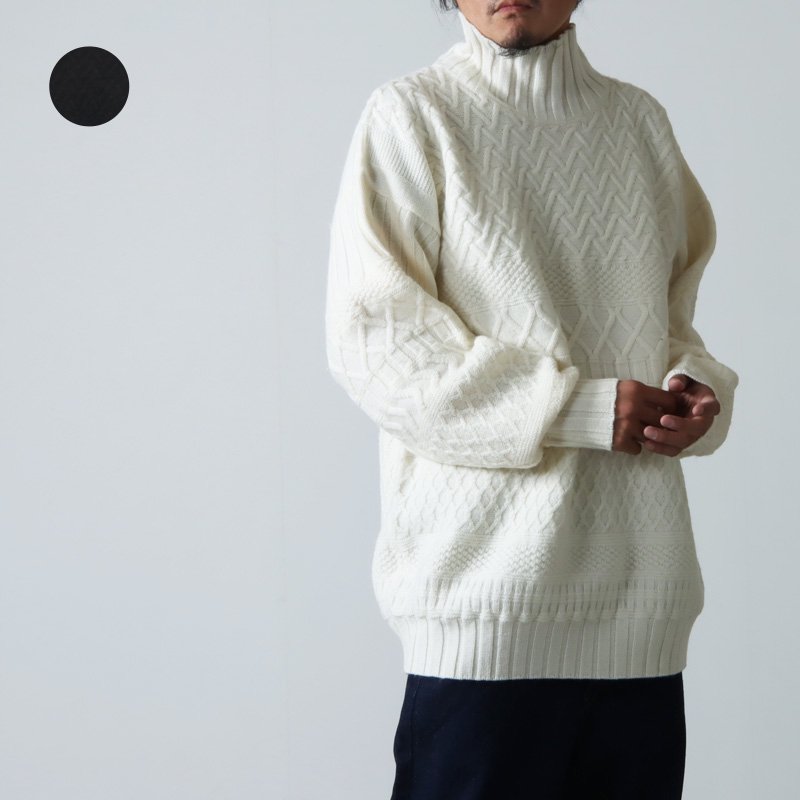 ETS.MATERIAUX (イーティーエスマテリオ) SABA Irish sweater / アイ