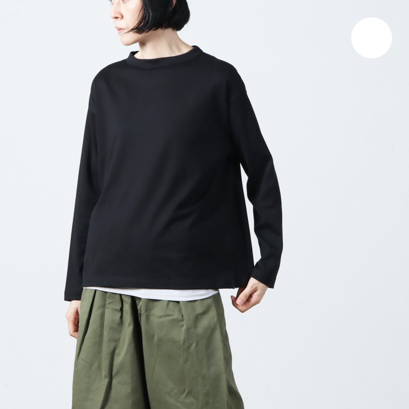 handvaerk (ハンドバーク) 60/2 BOTTLE NECK L/S T-SHIRT / ボトルネックロングスリーブティーシャツ