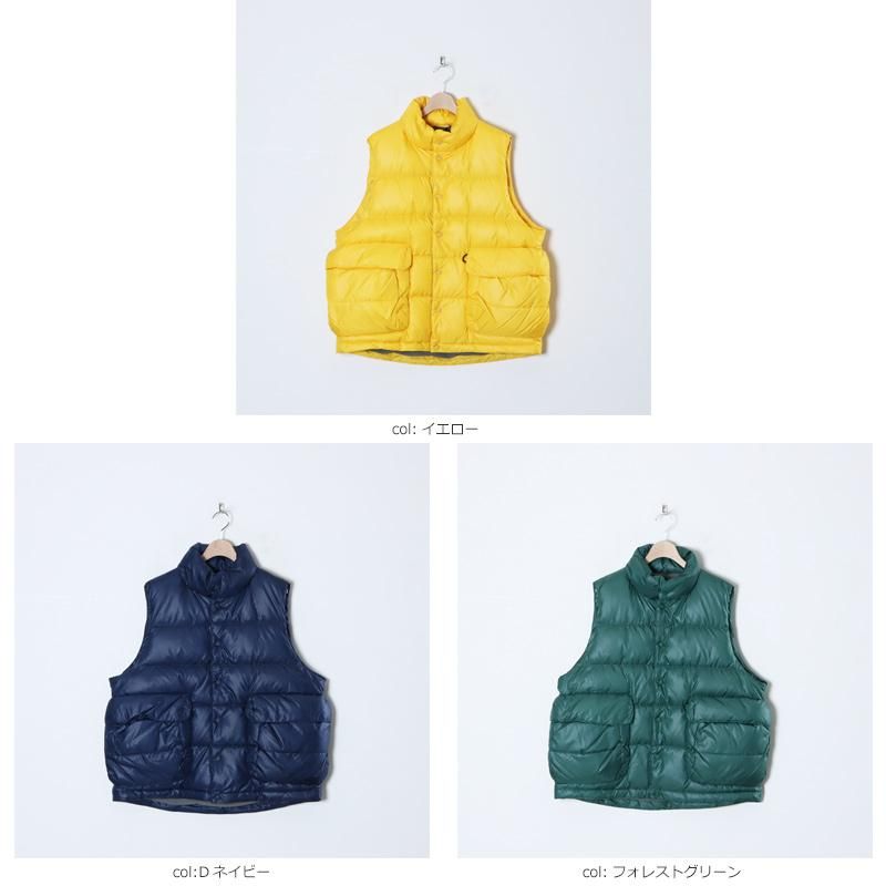 DAIWA PIER39 (ダイワピア39) TECH BACK PACKER DOWN VEST / テック