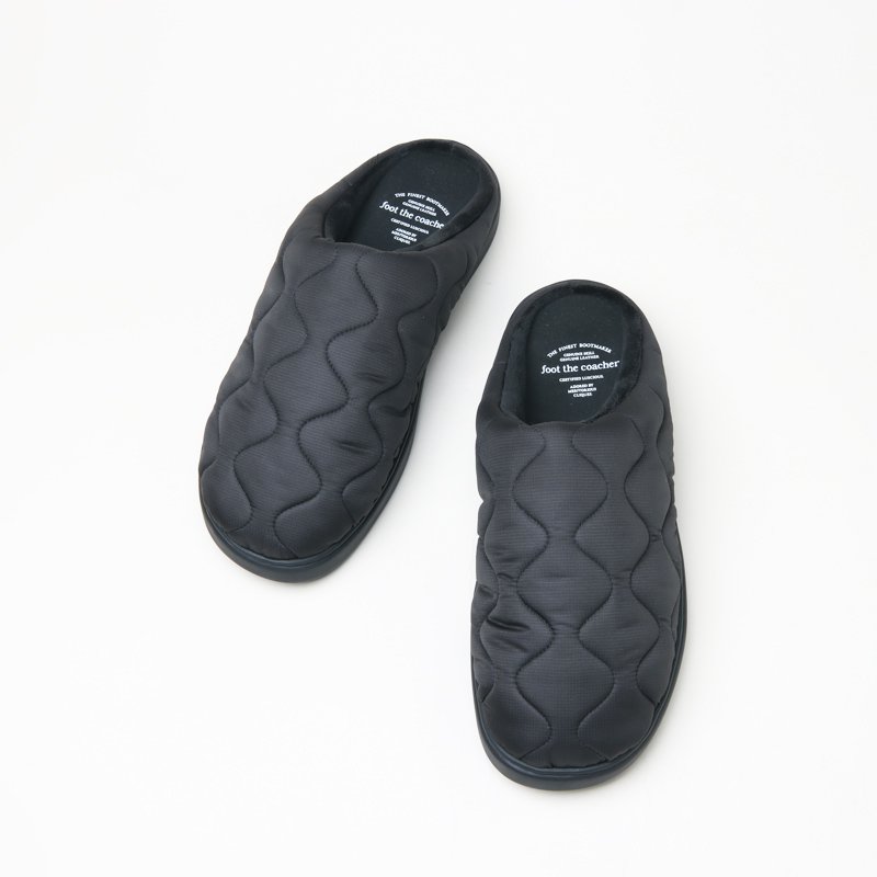 foot the coacher (フットザコーチャー) QUILTING SANDALS WAVE STITCH / キルティングサンダル