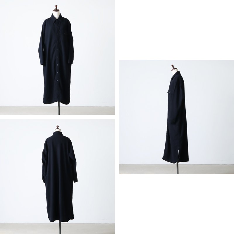 LENO (リノ) CPO SHIRT DRESS / シーピーオーシャツドレス